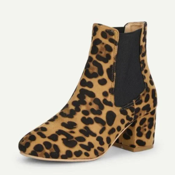 Booties Leopard Print - Picture 3 of 4